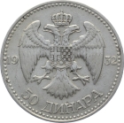 Jugoslawien 20 Denar 1931 - Alexander I.